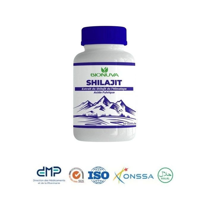 Shilajit  Extrait de l’Himalaya (60 gélules)