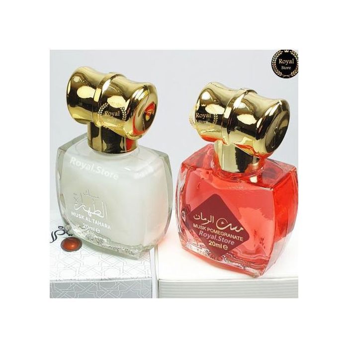AL AQEEQ 2 x 20 ml Musk Al Tahara + Misk grenade - parfumée