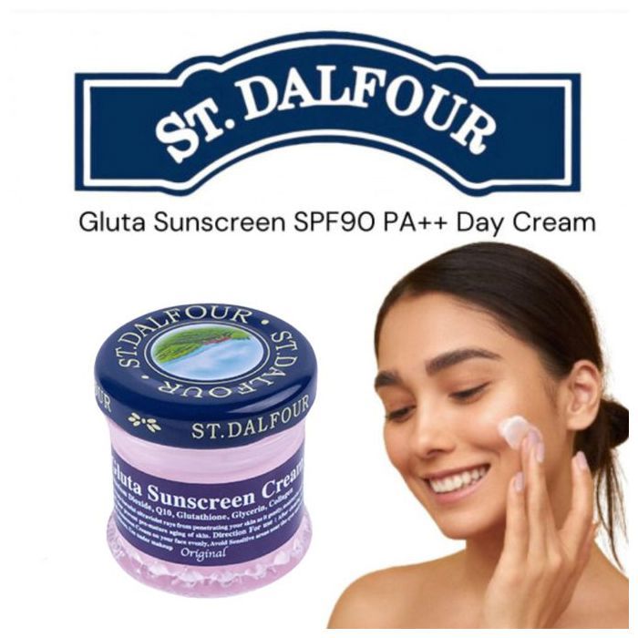 Crème solaire - ST DALFOUR - SPF 90 - Protection UVA/UVB - Non gras - Éclat naturel