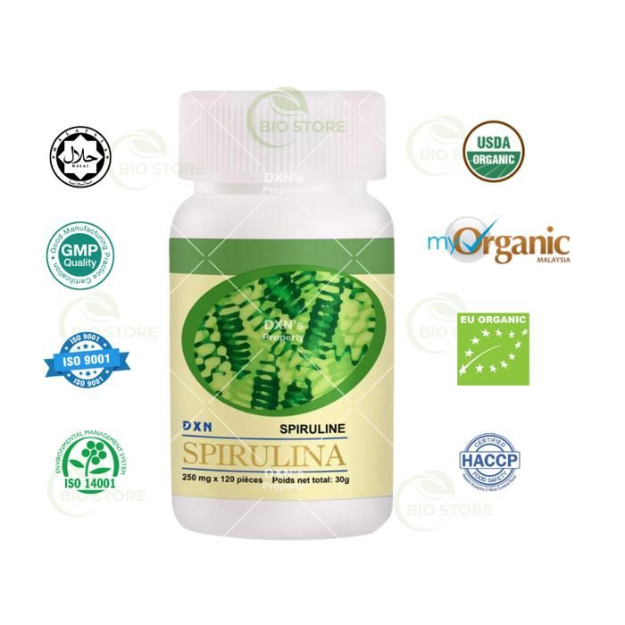 "DXN SPIRILUNE 120 COMPRIMÉS X 250 MG "