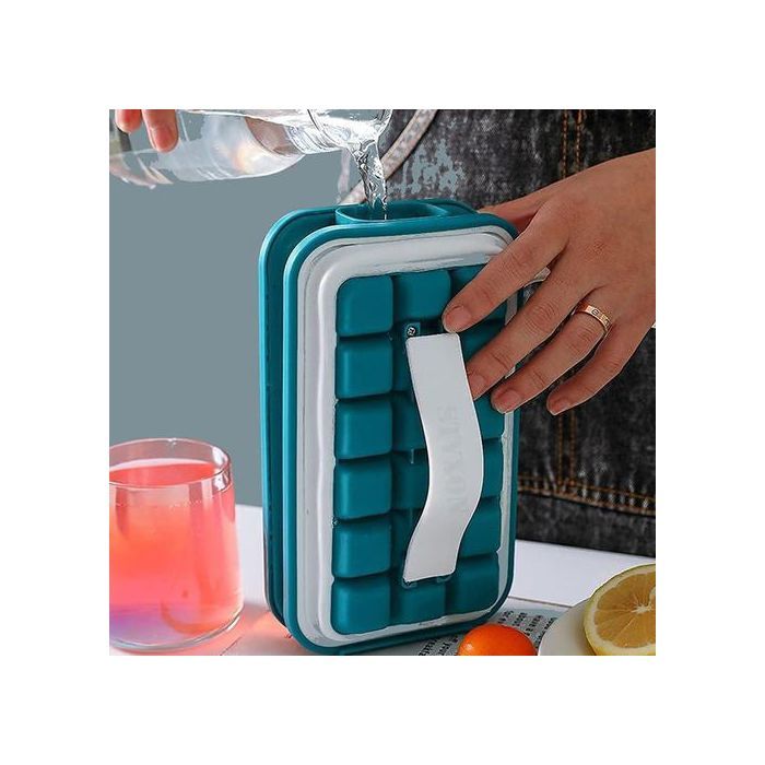 Bac à Glaçons En Silicone 18 Grilles Réutilisable Accessoires De Bar De Cuisine, Gadgets