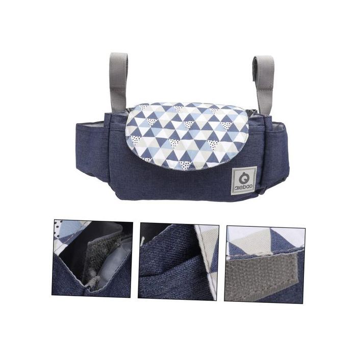 Aiebao Sac de Rangement pour Poussette, Organisateur de poussette avec porte-gobelet