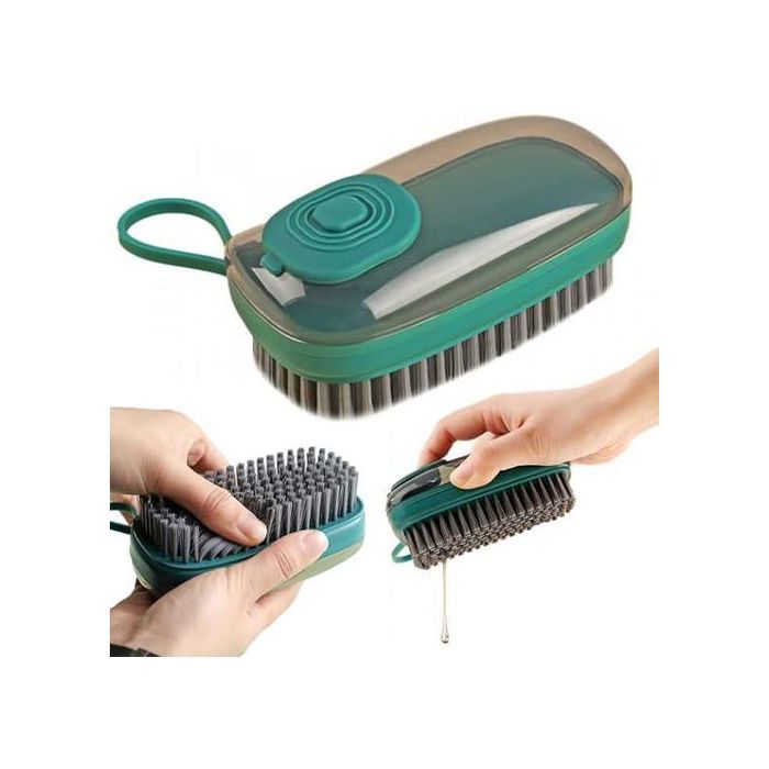 Brosse à Vaisselle Distributrice de Savon pour Le Nettoyage de la Vaisselle, des Casseroles, des Poêles