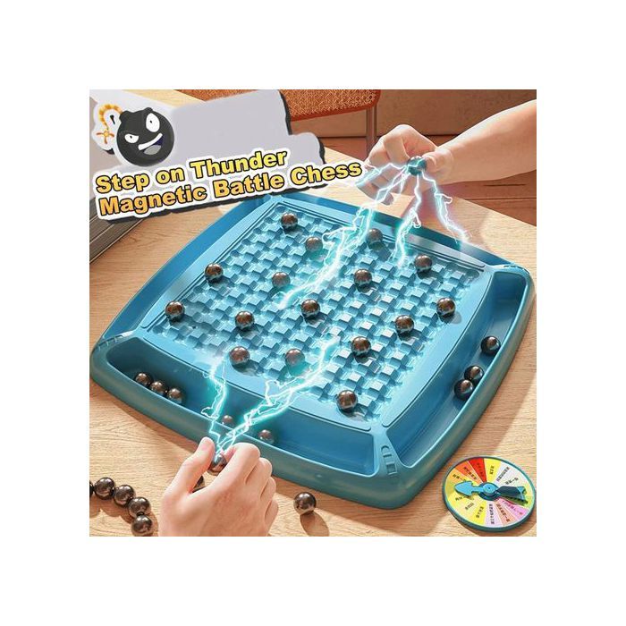 Jeu d'échecs magnétique avec roue de punition