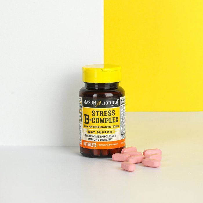MASON NATURAL STRESS B COMPLEX ANTIOXIDANT PLUS ZINC 60 COMPRIMES