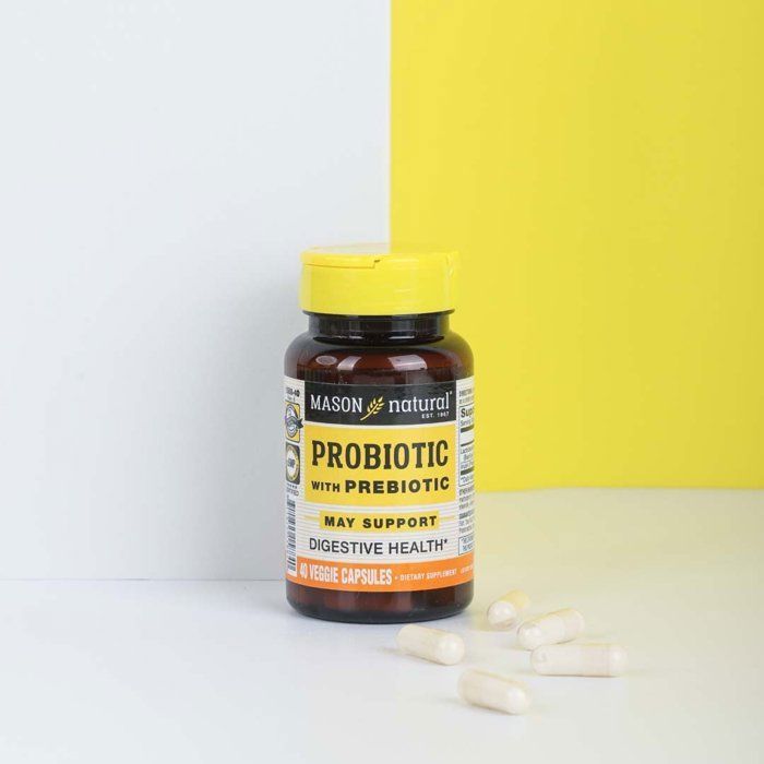 Capsules végétales Probiotique & Prébiotique – 40 capsules – Mason Natural