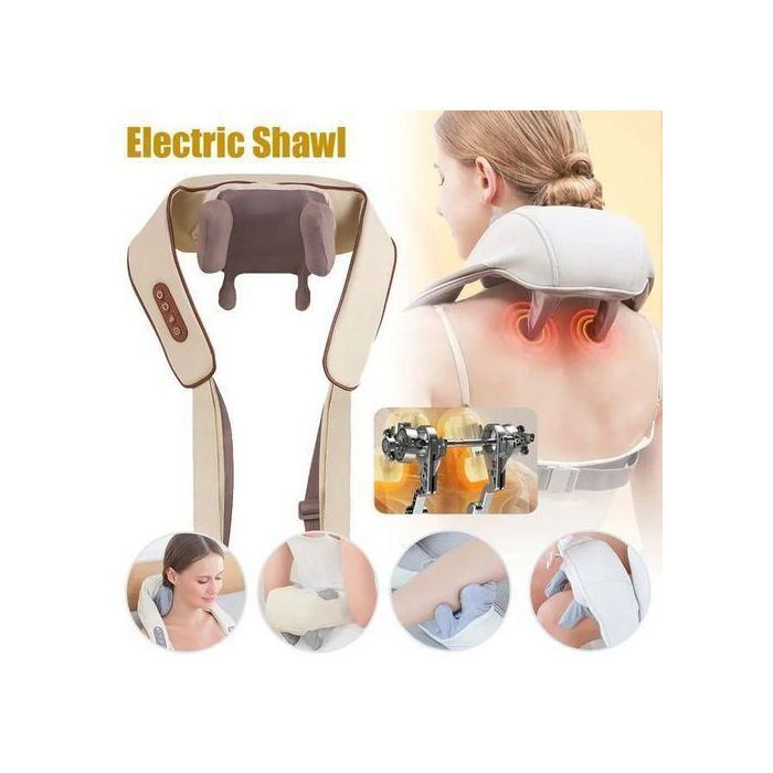 Masseur Électrique Sans Fil pour Cou et Épaules – Appareil de Massage Professionnel Relaxant et Portable