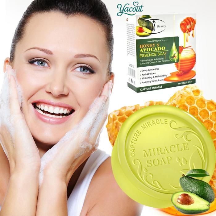 Savon anti-rides miel avocat peau douce 100g