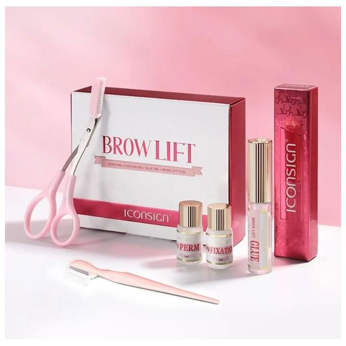 Kit de lifting de sourcils - Iconsign - Formule douce - Résultat longue durée - Utilisation polyvalente