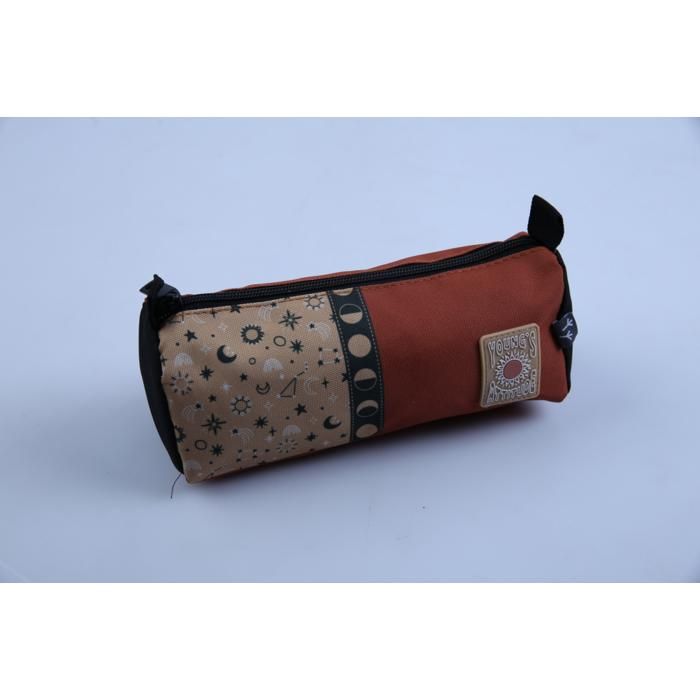 Trousse - AUCHAN - Motif Espace - Triangulaire - 1 Zip - Pour Enfant