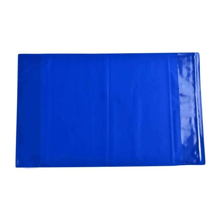 Protège cahier A5 17x22cm couleur bleu