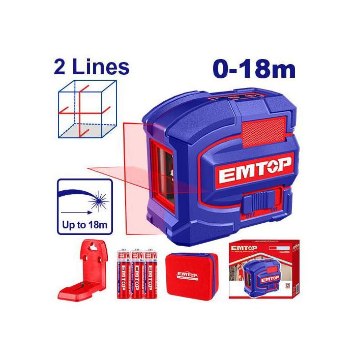 Niveau laser rouge 18 m