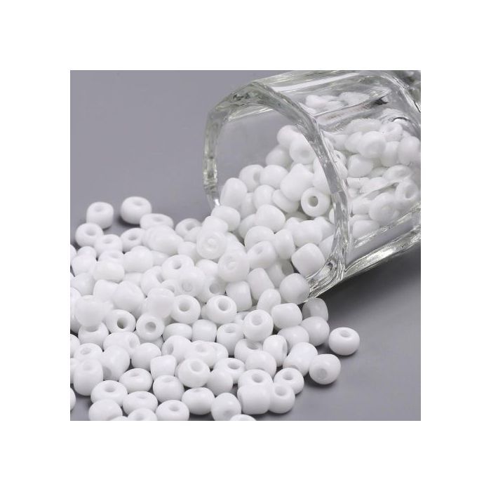 Perles de rocaille - GENERIC - 4mm - Verre - 450 grammes - Bijoux artisanaux
