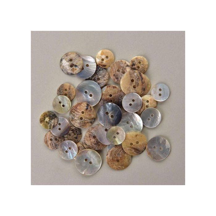 100 PCS bouton résine de coquille 2 trous Pour chemise
