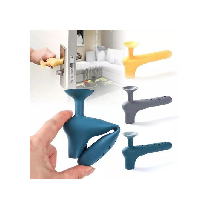 2pcs Poignées pour portes en Silicone, couvercle de bouton de porte,