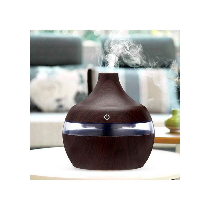 Diffuseur d'Ambiance LED RGB – 300 ml – Brume + Lumière Relaxante