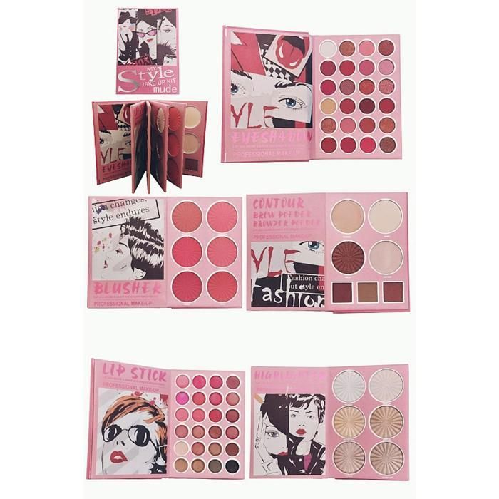Palette de maquillage - Palette Book - Multi couleurs - Tout en un - Pour tous les niveaux