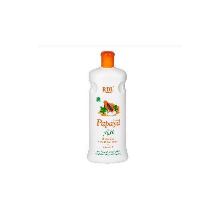Rdl Lotion corporelle au lait de papaye et la vitamine E, 600 ml