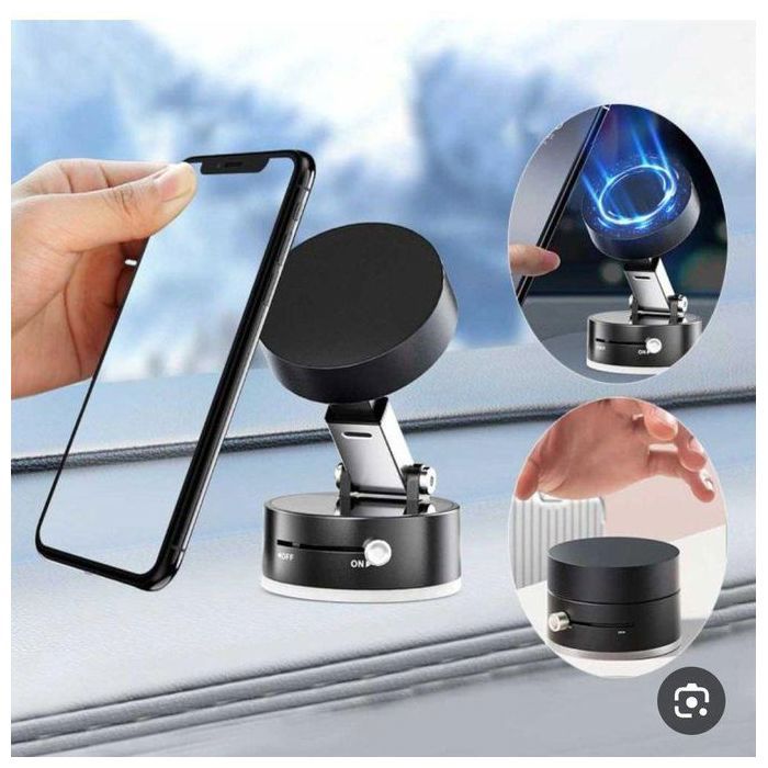 Support téléphone voiture magnétique noir