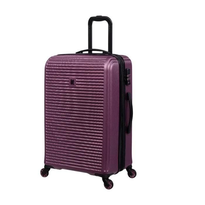 Valise - IT LUGGAGE - Shutter - 48cm - Violet - Coque rigide - 4 roulettes