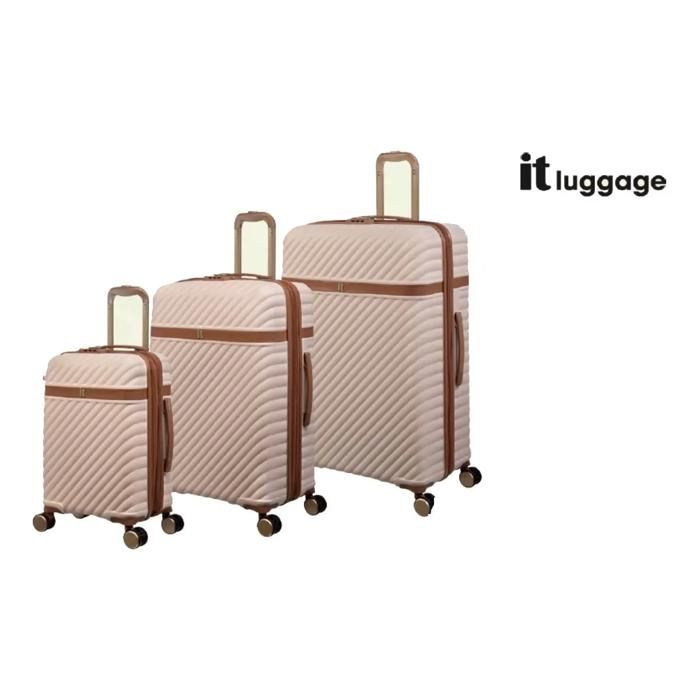 Valise - GENERIC - Sandringham - 63,8 cm - Crème - Coque rigide - 4 roulettes