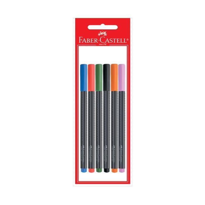 Finepen grip x6 0,4mm - FABER CASTELL