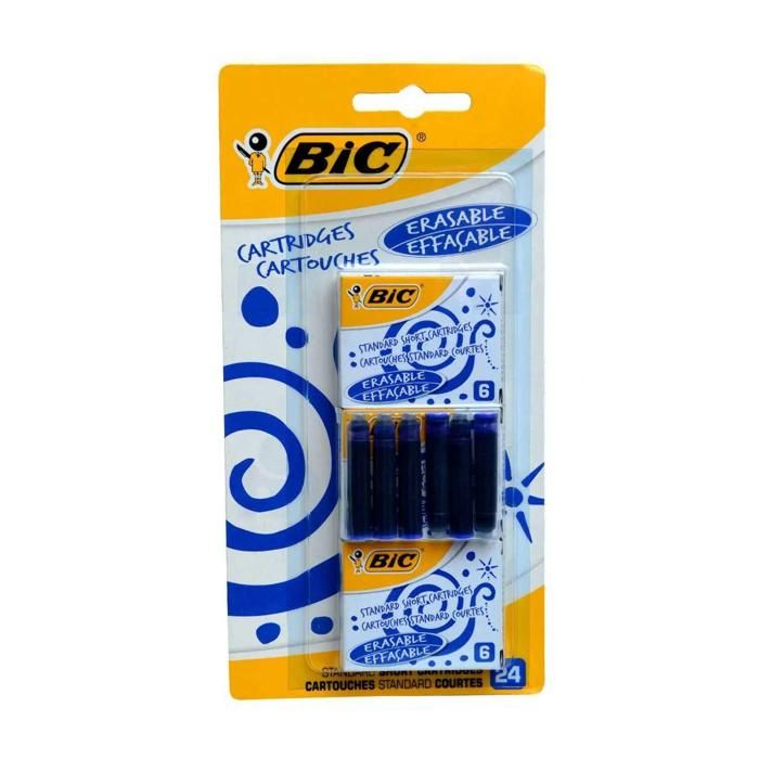 Cartouches d'encre standard courtes x24 - BIC