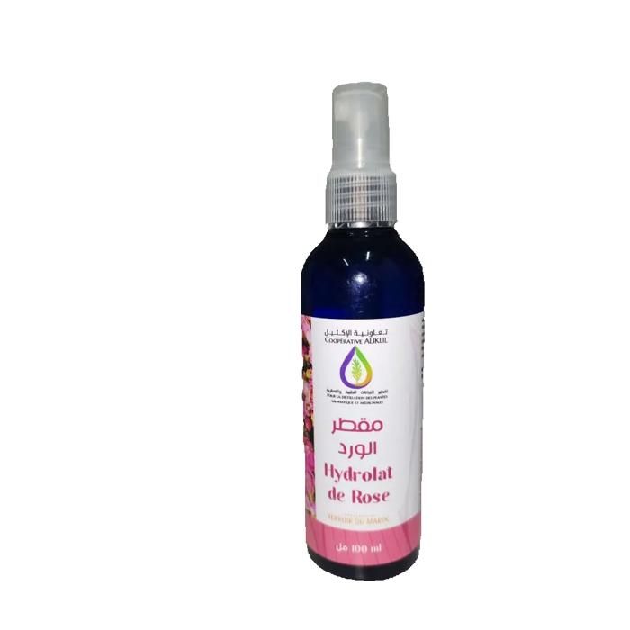 Hydrolat rose de damas spray en flacon en verre 100ml - COOPÉRATIVE ALIKLIL
