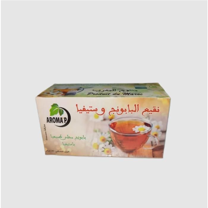 Tisane de camomille sucrée par stévia 25g - AROMA P