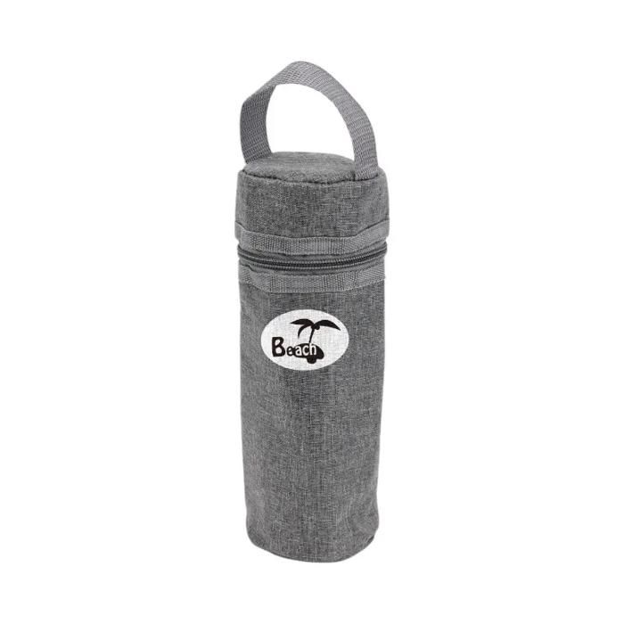 Sac isotherme - gn240507-39 - 22 cm - Gris - Pratique pour aliments et boissons