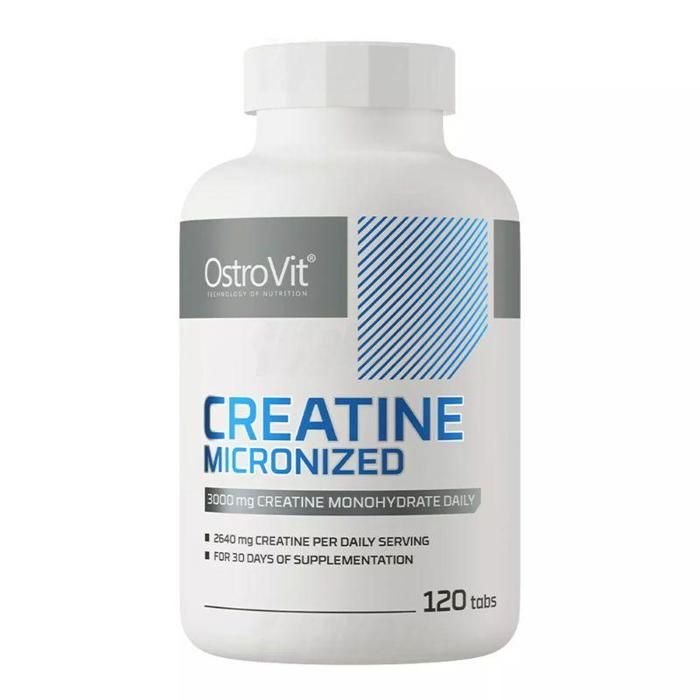 Creatine Micronized 120 Tabs - Creatine Monohydrate, Performance, Force & Muscle