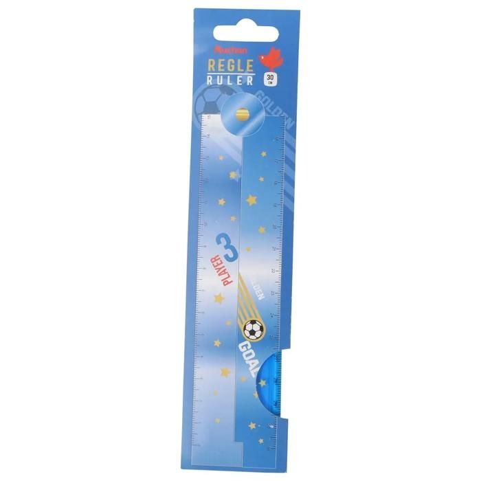 Règle pliable 30cm motif foot - AUCHAN