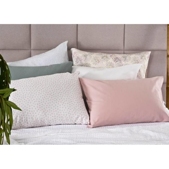 Taie d'oreiller en flanelle uni 50x70cm