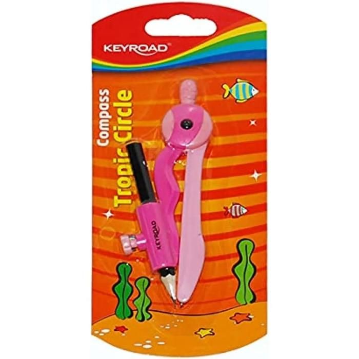 Compas Mash Mallow avec crayon court - KEYROAD