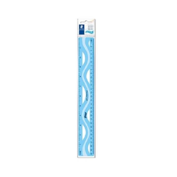 Règle plate plastique transparente 30cm flexible et incassable - STAEDTLER