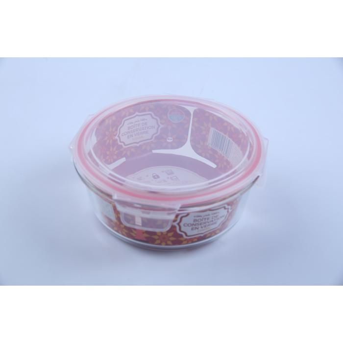 Boîte alimentaire ronde en verre 1100 ml – Réf. 60352XL