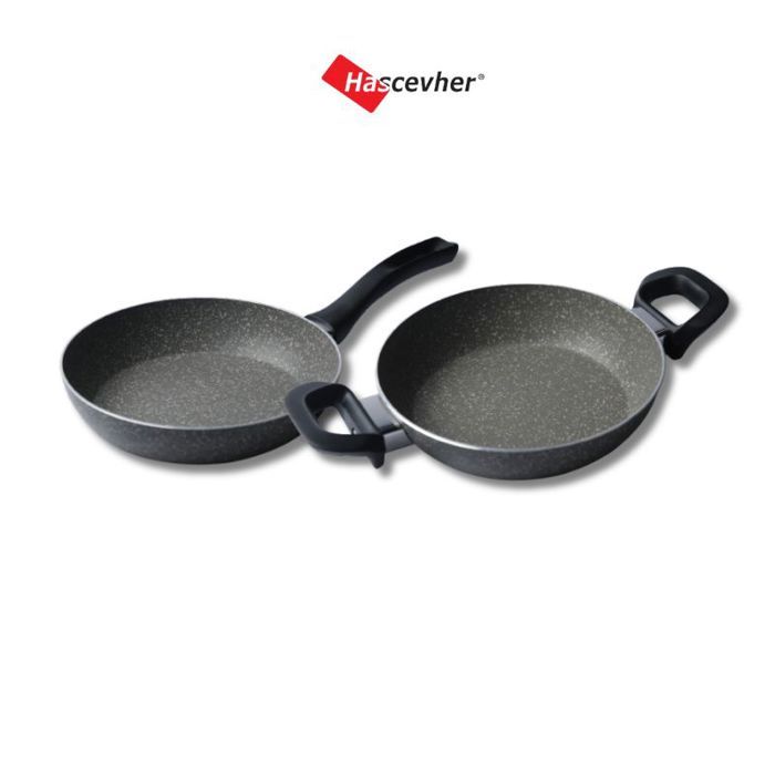 Set de 2 pièces : Poêle 18 cm + Poêle 20 cm