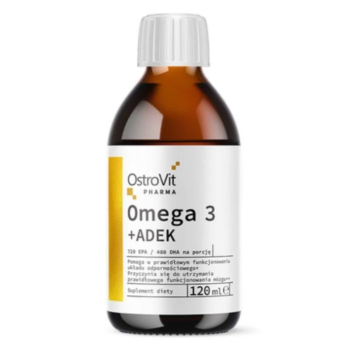 Pharma Omega 3 + ADEK 120 ml - Bol - Source Riche En Oméga-3 EPA Et DHA