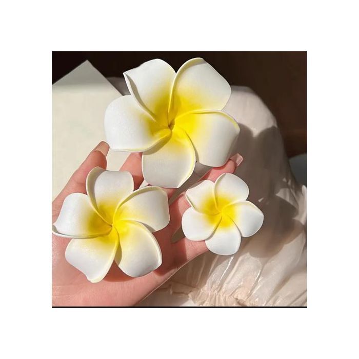 3 Pcs Clips de Cheveux Floraux Bohèmes, Accessoire de Plage