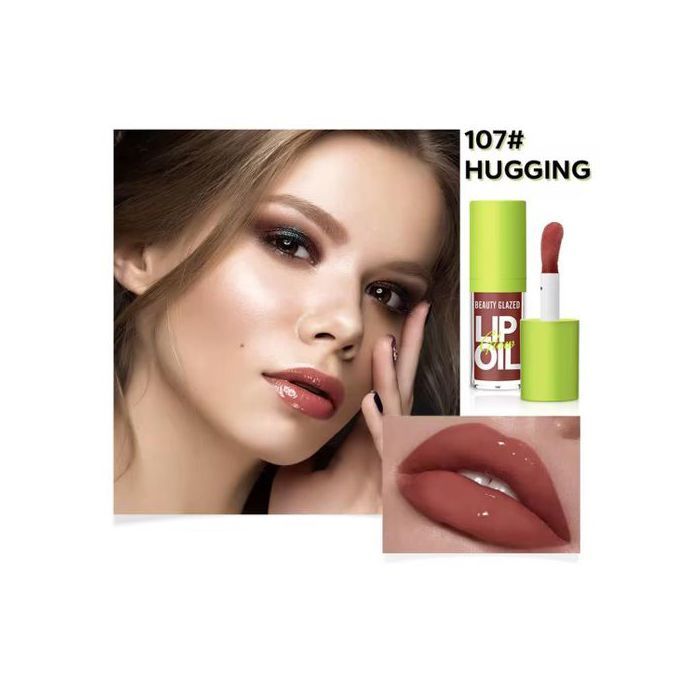 Gloss à lèvres transparent, Oil Lip, Résistant à l'Eau, Non Collant, Hydratant, N° 07