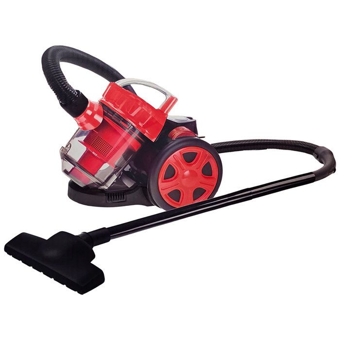Aspirateur sans sac - LUXUS - CleanPro - 1000 W - Rouge - 1,5 L de capacité