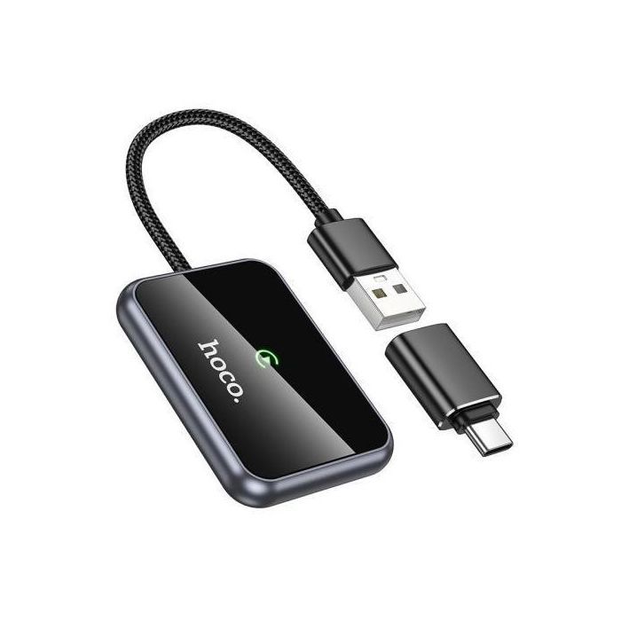 Adaptateur CarPlay sans fil - HOCO - HU1 - Compatible 90% véhicules - Design compact - Plug & Play