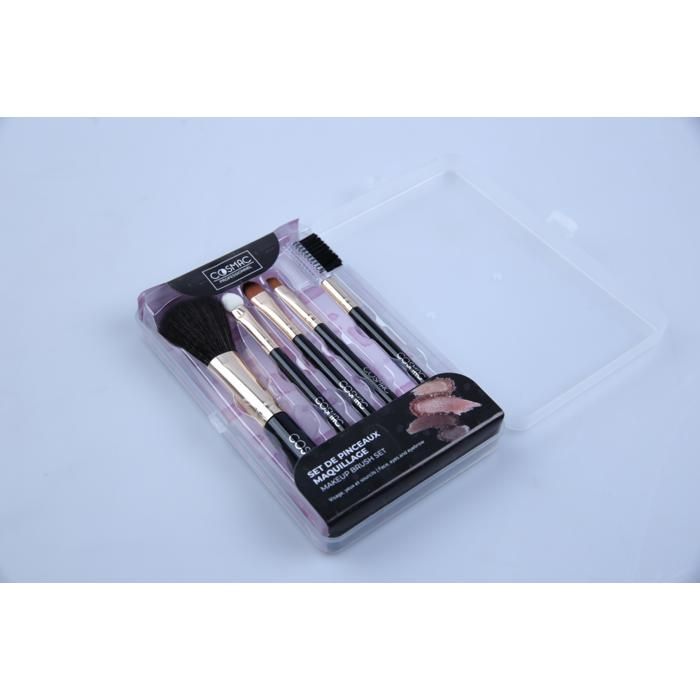 Set de pinceaux maquillage - COSMAC - Outils pratiques - Qualité professionnelle - Looks variés