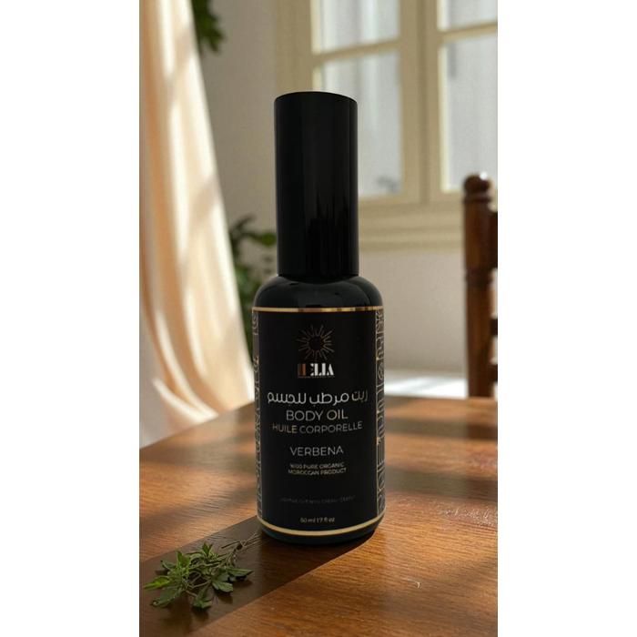 Huile corporelle - HELIA - 50 ml - Verveine - Vegan - Hydratation et fraîcheur