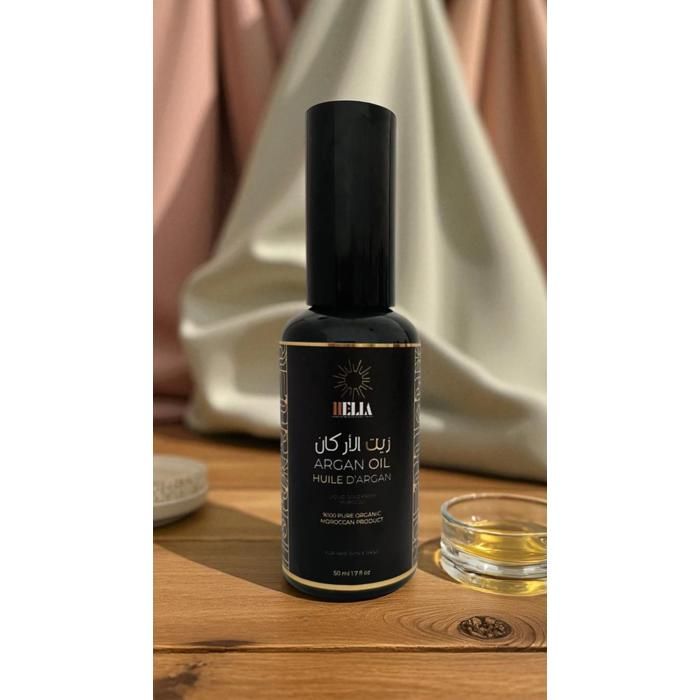 Huile d'argan - HELIA - Flacon 100 ml - 100% pure - Vegan - Nourrit et protège la peau