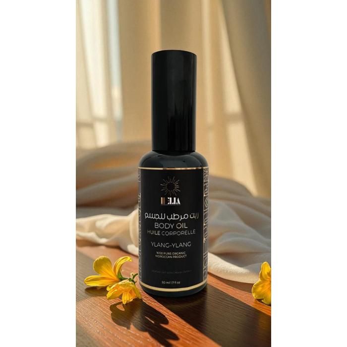 Huile corporelle - HELIA - Ylang-ylang - 50 ml - Vegan - Nourrissante