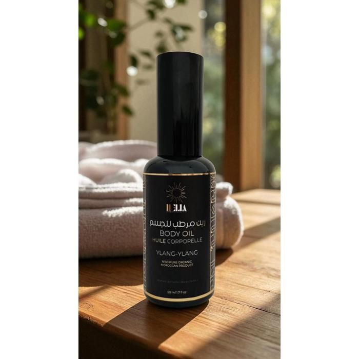 Huile corporelle - HELIA - Ylang-ylang - 100 ml - Nourrissante - Hydratante