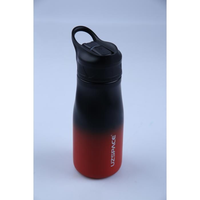 Thermos - GENERIC - 700 ml - Inox - Dégradé rouge et noir - Mixte