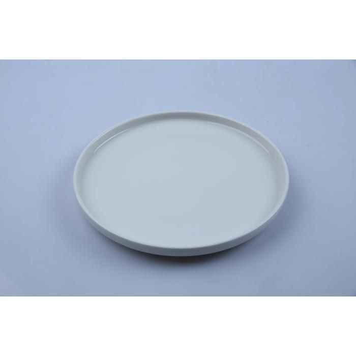 Assiette plate - GENERIC - 21,5 cm - Porcelaine blanche - Design épuré - Compatible lave-vaisselle