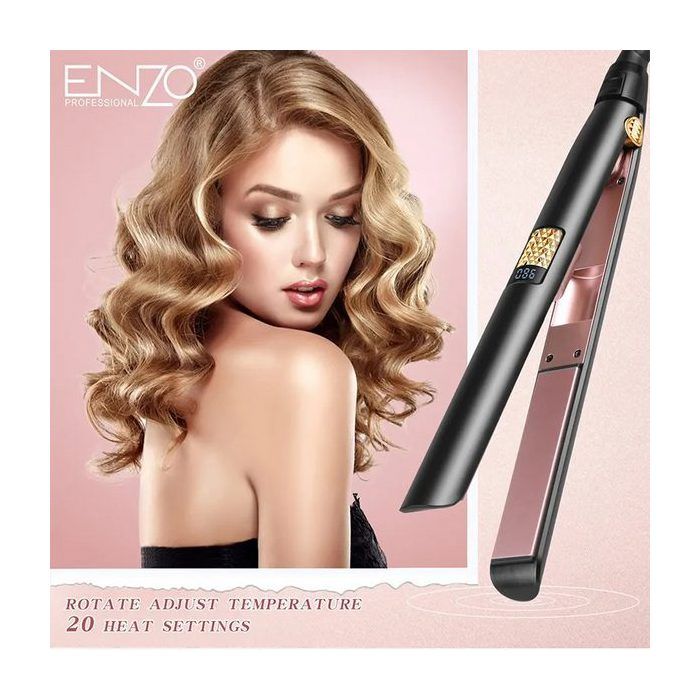 ENZO EN-5185 Lisseur Cheveux Professionnel 45w 527°C  Écran LCD numérique